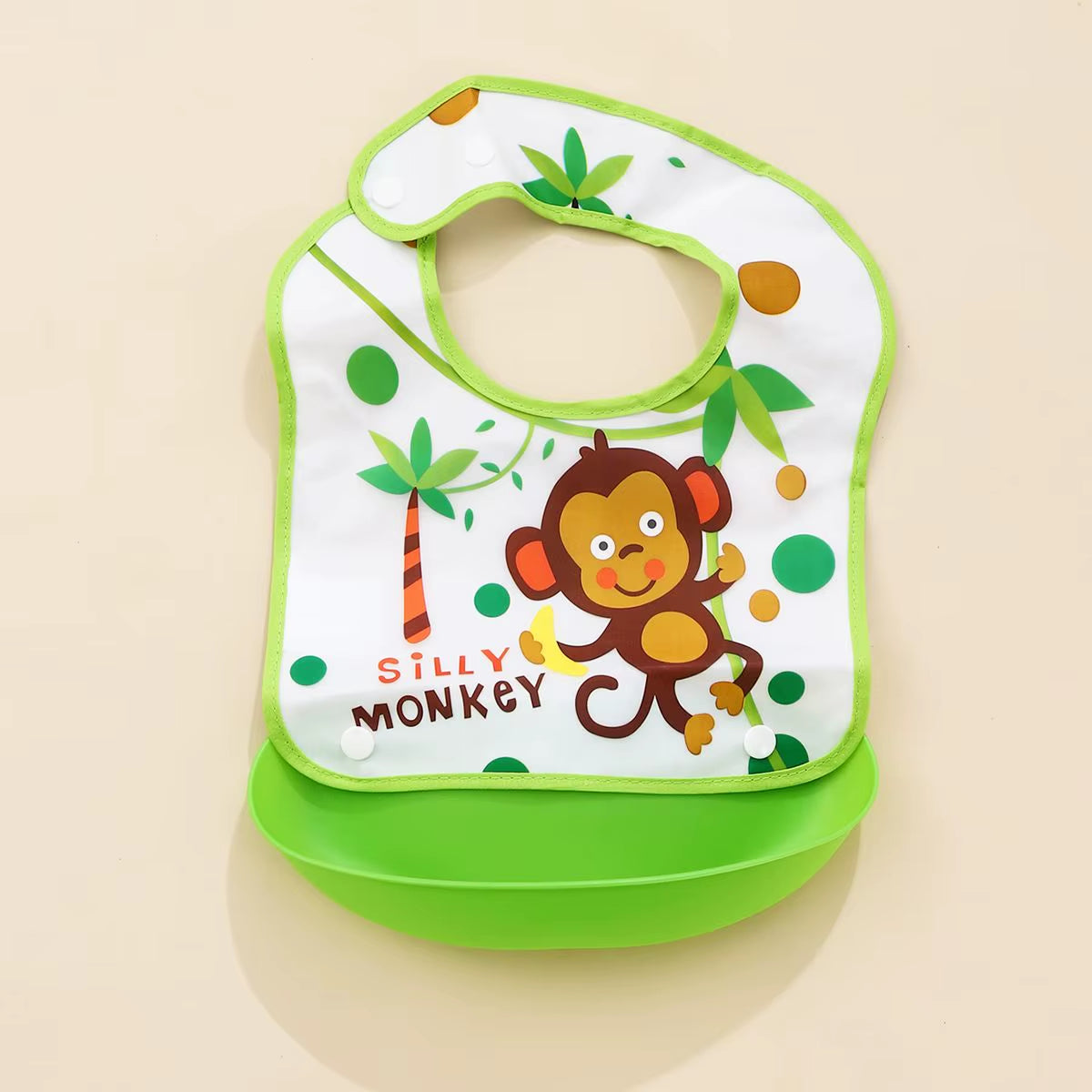 Baby Food Bib Baby Waterproof Bib Three-Dimensional Detachable Food Food Pocket Child Child Saliva Pocket