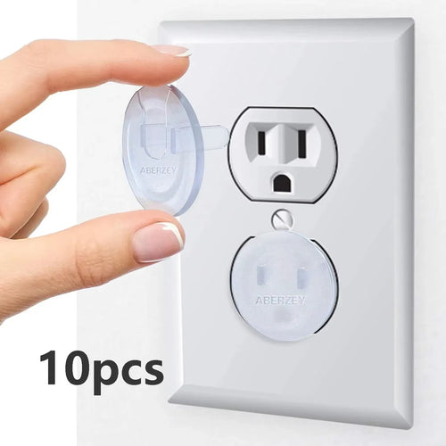 10Pcs Socket Covers American Standard Baby Protection Safety Child Safety Electrical Plug Child Protection Socket Cover